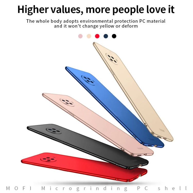 For OPPO Ace2 MOFI Frosted PC Ultra-thin Hard Case(Black) - free shipping - PMC TechLife - Order now!