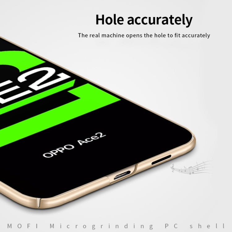 For OPPO Ace2 MOFI Frosted PC Ultra-thin Hard Case(Black) - free shipping - PMC TechLife - Order now!