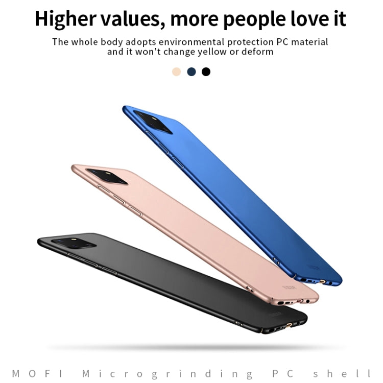 For Samsung Galaxy A81/Note10Lite MOFI Frosted PC Ultra-thin Hard C(Black) - Galaxy Phone Cases by MOFI | Online Shopping South Africa | PMC TechLife