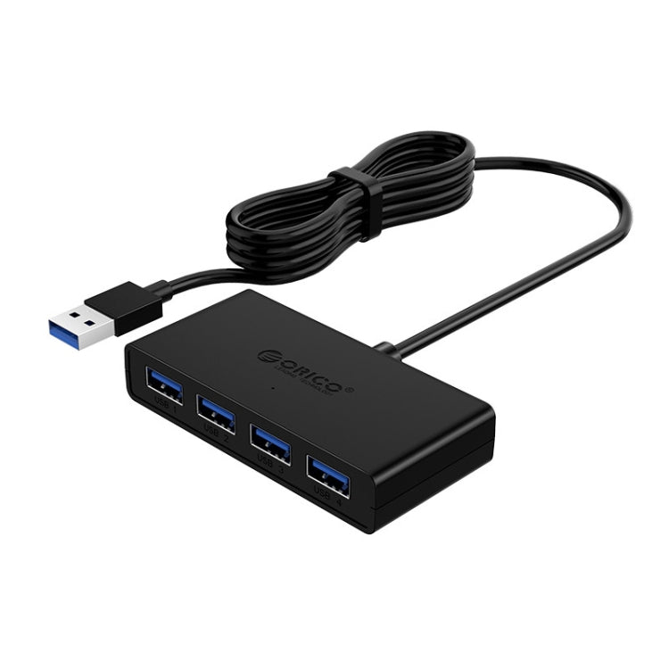 ORICO G11-H4-U3-100-BK 4 Ports USB 3.0 HUB - USB 3.0 HUB by ORICO | Online Shopping South Africa | PMC Jewellery | Buy Now Pay Later Mobicred