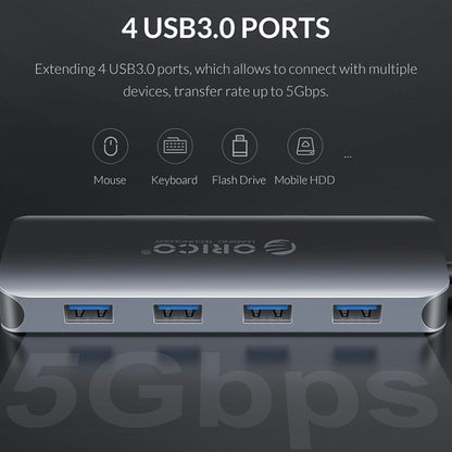 ORICO MC-U111P  11 in 1 Multifunction Docking Station - USB HUB by ORICO | Online Shopping South Africa | PMC Jewellery | Buy Now Pay Later Mobicred