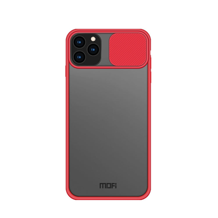 For iPhone 11  MOFI Xing Dun Series Translucent Frosted PC + TPU Privacy Anti-glare Shockproof All-inclusive Protective Case(Red) - iPhone 11 Cases by MOFI | Online Shopping South Africa | PMC Jewellery