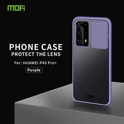 For Huawei P40 Pro+ MOFI Xing Dun Series PC + TPU Anti-peep Waterproof And Anti-drop All-inclusive Protective Shell, Translucent Frosted(Purple) - Huawei Cases by MOFI | Online Shopping South Africa | PMC Jewellery