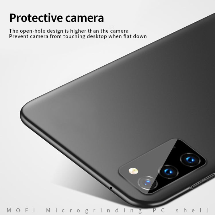 For Samsung Galaxy Note20 MOFI Frosted PC Ultra-thin Hard Case(Gold) - Galaxy Note20 Cases by MOFI | Online Shopping South Africa | PMC TechLife | Buy Now Pay Later Mobicred