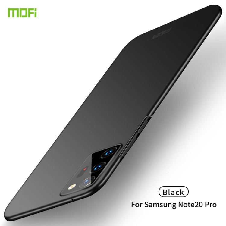 For Samsung Galaxy Note20 Ultra MOFI Frosted PC Ultra-thin Hard Case(Black) - Galaxy Note20 Ultra Cases by MOFI | Online Shopping South Africa | PMC Jewellery