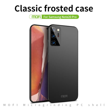 For Samsung Galaxy Note20 Ultra MOFI Frosted PC Ultra-thin Hard Case(Black) - Galaxy Note20 Ultra Cases by MOFI | Online Shopping South Africa | PMC Jewellery