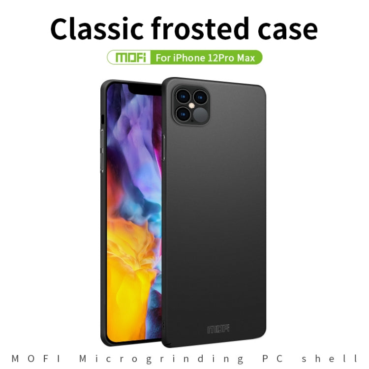 For iPhone 12 Pro Max MOFI Frosted PC Ultra-thin Hard Case(Red) - iPhone 12 Pro Max Cases by MOFI | Online Shopping South Africa | PMC Jewellery