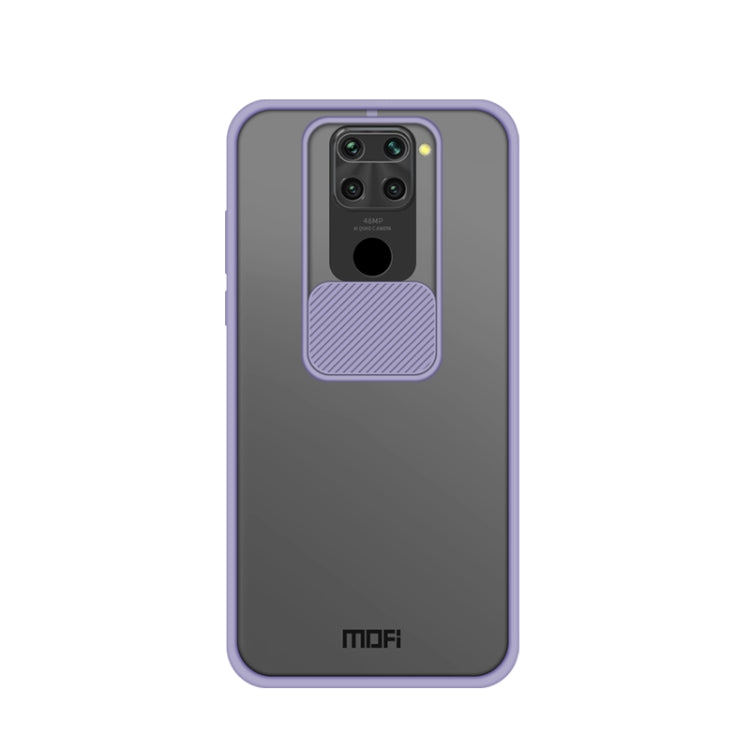 For Xiaomi Redmi Note 9 / 10X 4G MOFI Xing Dun Series Translucent Frosted PC + TPU Privacy Anti-glare Shockproof All-inclusive Protective Case(Purple) - Xiaomi Cases by MOFI | Online Shopping South Africa | PMC Jewellery