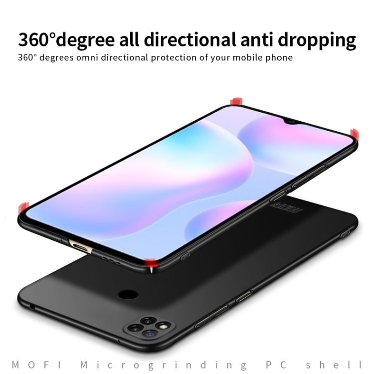 For Xiaomi Redmi 9C MOFI Frosted PC Ultra-thin Hard Case(Blue) - Xiaomi Cases by MOFI | Online Shopping South Africa | PMC TechLife | Buy Now Pay Later Mobicred