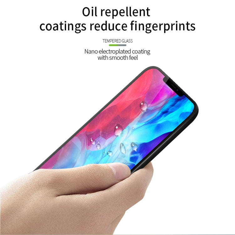 For iPhone 12 Pro Max MOFI 9H 3D Explosion-proof Curved Screen Tempered Glass Film(Black) - iPhone 12 Pro Max Tempered Glass by MOFI | Online Shopping South Africa | PMC TechLife | Buy Now Pay Later Mobicred