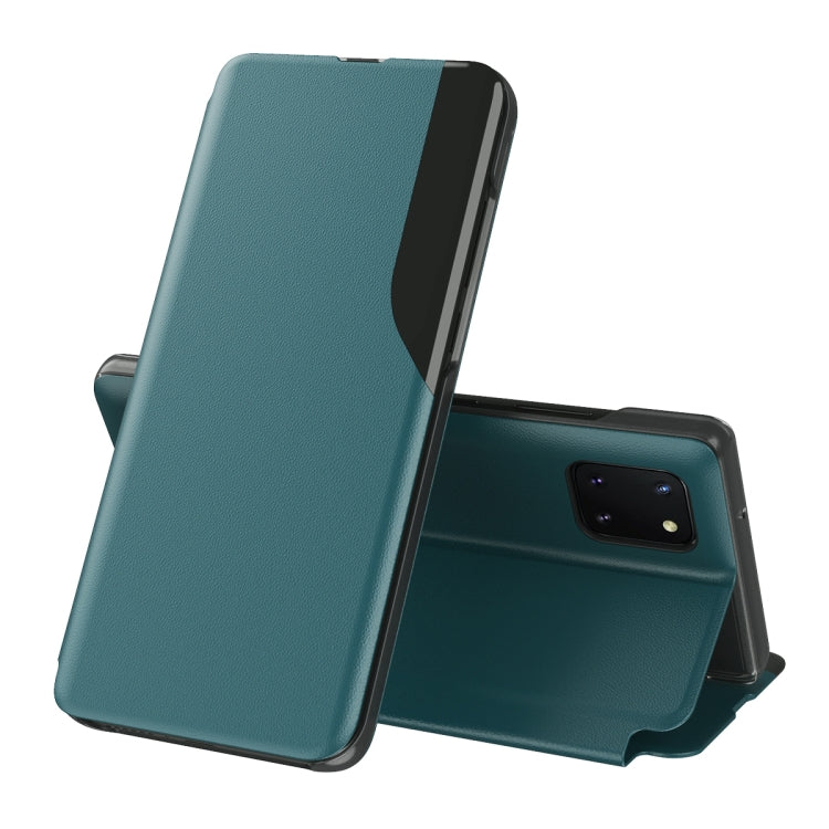 For Samsung Galaxy A81 / Note10 Lite / M60s Attraction Flip Holder Leather Phone Case(Green) - Galaxy Phone Cases by PMC Jewellery | Online Shopping South Africa | PMC Jewellery