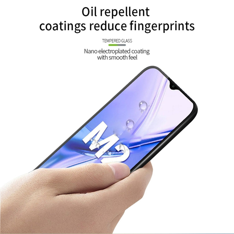 For Xiaomi Poco M2 MOFI 9H 3D Explosion-proof Curved Screen Tempered Glass Film(Black) -  by MOFI | Online Shopping South Africa | PMC TechLife