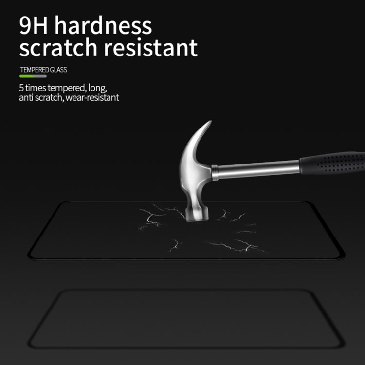 For Huawei Y9a 2020 MOFI 9H 3D Explosion-proof Curved Screen Tempered Glass Film(Black) - Huawei Tempered Glass by MOFI | Online Shopping South Africa | PMC Jewellery