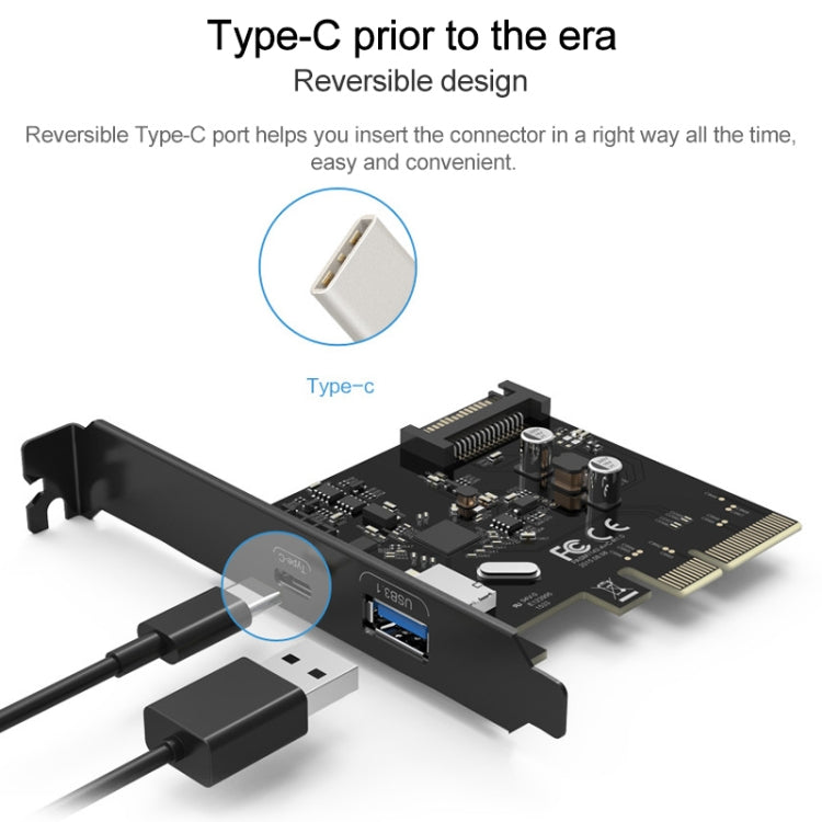 ORICO PA31-AC 2 Port USB3.1 PCI-E Adapter - free shipping - PMC Jewellery - Order now!