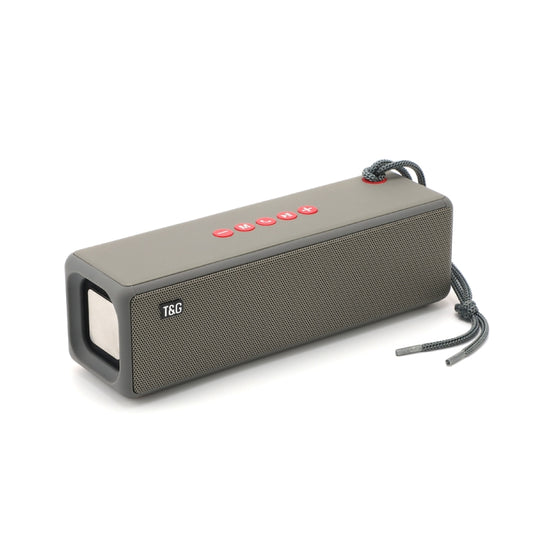 T&G TG271 TWS Subwoofer Bluetooth Speaker With Braided Rope, Support USB/AUX/TF Card/FM(Gray) - Desktop Speaker by T&G | Online Shopping South Africa | PMC Jewellery | Buy Now Pay Later Mobicred