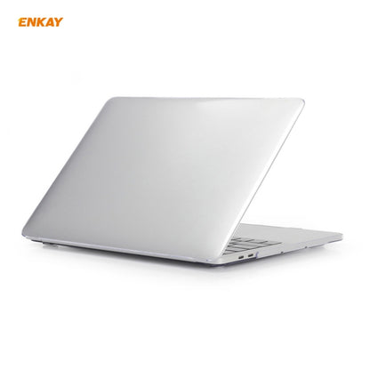 ENKAY 3 in 1 Crystal Laptop Protective Case + US Version TPU Keyboard Film + Anti-dust Plugs Set for MacBook Pro 13.3 inch A1706 / A1989 / A2159 (with Touch Bar)(Transparent) - MacBook Pro Cases by ENKAY | Online Shopping South Africa | PMC Jewellery | Buy Now Pay Later Mobicred