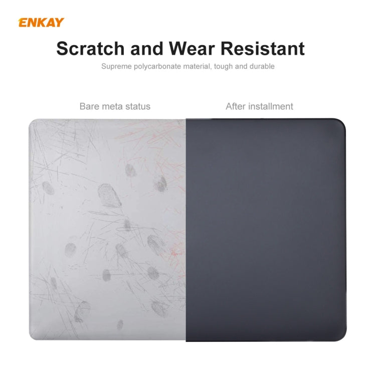 ENKAY 3 in 1 Matte Laptop Protective Case + EU Version TPU Keyboard Film + Anti-dust Plugs Set for MacBook Pro 13.3 inch A1708 (without Touch Bar)(Pink) - MacBook Pro Cases by ENKAY | Online Shopping South Africa | PMC Jewellery | Buy Now Pay Later Mobicred