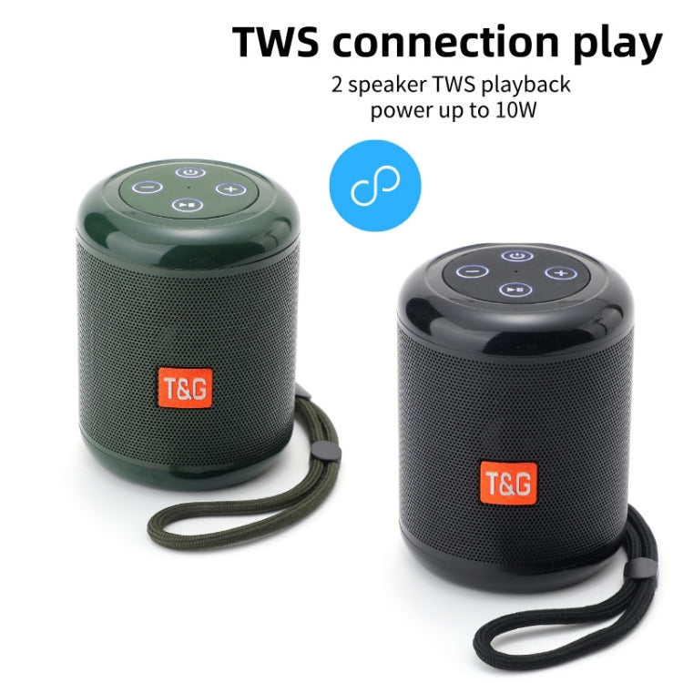 T&G TG519 TWS HiFi Portable Bluetooth Speaker Subwoofer Outdoor Wireless Column Speakers Support TF Card / FM / 3.5mm AUX / U Disk / Hands-free Call(Blue) - Desktop Speaker by T&G | Online Shopping South Africa | PMC Jewellery | Buy Now Pay Later Mobicred