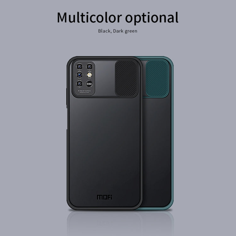 For INFINIX Note8 MOFI Xing Dun Series PC + TPU Anti-peep Waterproof And Anti-drop All-inclusive Protective Shell, Translucent Frosted(Black) - Infinix Cases by MOFI | Online Shopping South Africa | PMC Jewellery