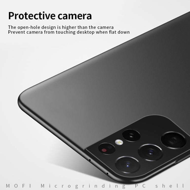For Samsung Galaxy S21 Ultra 5G MOFI Frosted PC Ultra-thin Hard Case(Red) - Galaxy S21 Ultra 5G Cases by MOFI | Online Shopping South Africa | PMC TechLife | Buy Now Pay Later Mobicred
