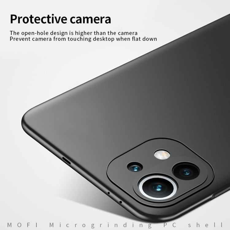 For Xiaomi Mi 11 MOFI Frosted PC Ultra-thin Hard Case(Red) - Xiaomi Cases by MOFI | Online Shopping South Africa | PMC TechLife