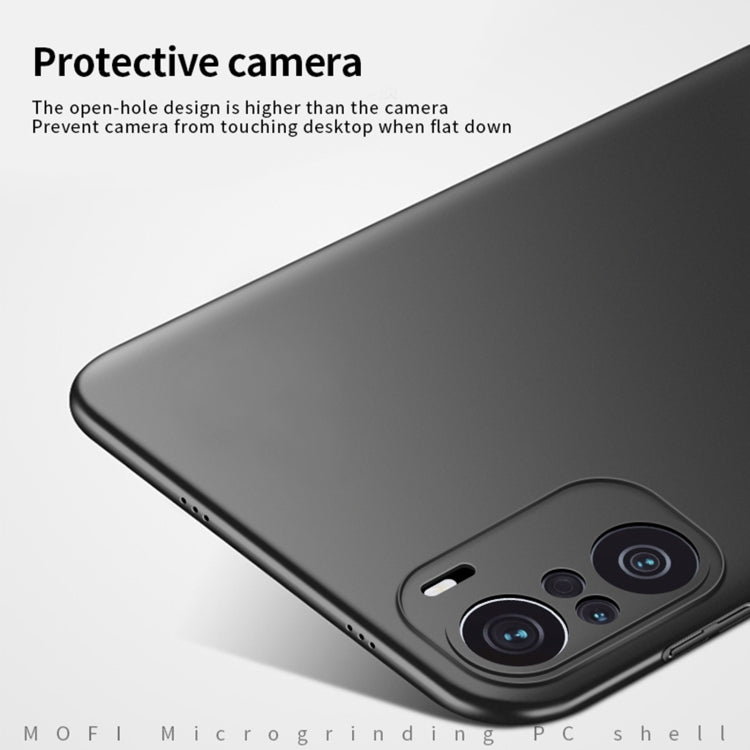 For Xiaomi Redmi K40 / K40 Pro MOFI Frosted PC Ultra-thin Hard Case(Blue) - Xiaomi Cases by MOFI | Online Shopping South Africa | PMC TechLife | Buy Now Pay Later Mobicred