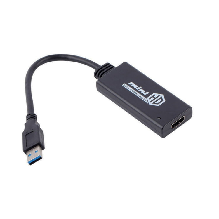 USB 3.0 to HDMI HD Converter Cable Adapter with Audio, Cable Length: 20cm - free shipping - PMC Jewellery - Order now!
