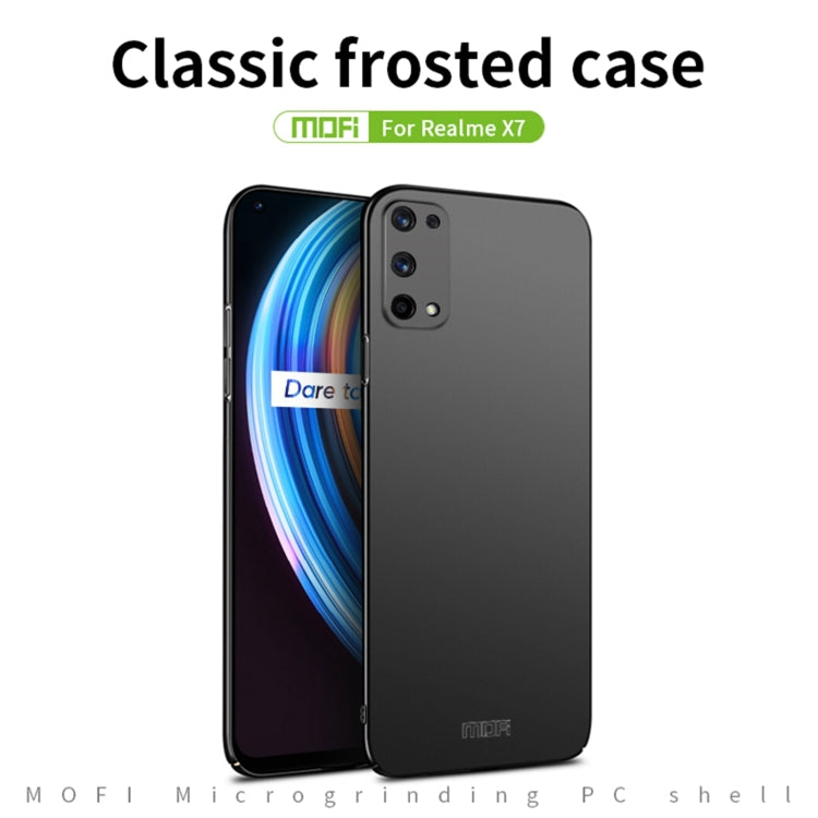 For OPPO Realme X7 MOFI Frosted PC Ultra-thin Hard Case(Red) - Realme Cases by MOFI | Online Shopping South Africa | PMC Jewellery