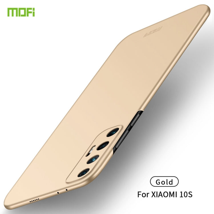 For Xiaomi Mi 10S MOFI Frosted PC Ultra-thin Hard Case(Gold) - free shipping - PMC TechLife - Order now!