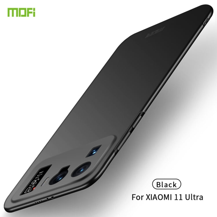 For Xiaomi Mi 11 Ultra MOFI Frosted PC Ultra-thin Hard Case(Black) - Xiaomi Cases by MOFI | Online Shopping South Africa | PMC Jewellery