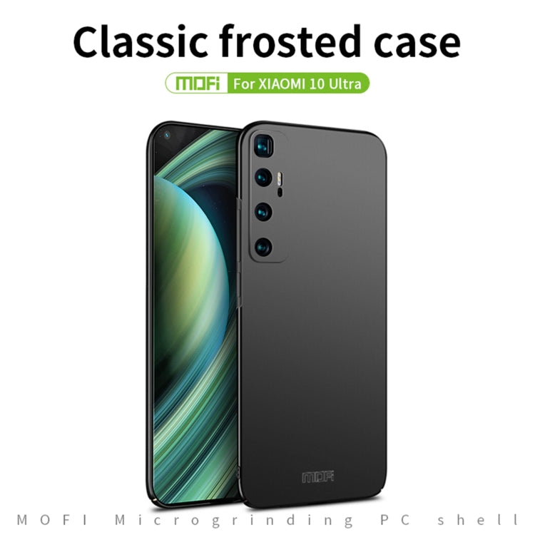 For Xiaomi Mi 10 Ultra MOFI Frosted PC Ultra-thin Hard Case(Black) - Xiaomi Cases by MOFI | Online Shopping South Africa | PMC Jewellery