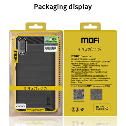 For Samsung Galaxy M31/ F41/ M21s/ M31 Prime MOFI Gentleness Series Brushed Texture Carbon Fiber Soft TPU Case(Black) - Galaxy Phone Cases by MOFI | Online Shopping South Africa | PMC Jewellery