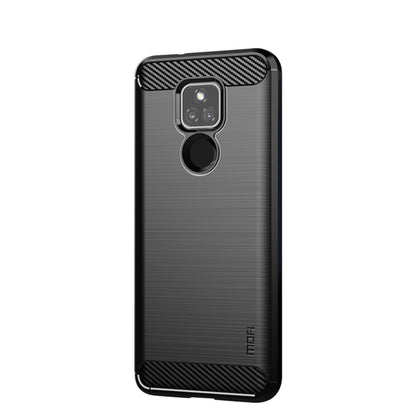 For Motorola Moto G Play 2021 MOFI Gentleness Series Brushed Texture Carbon Fiber Soft TPU Case(Black) - Motorola Cases by MOFI | Online Shopping South Africa | PMC Jewellery