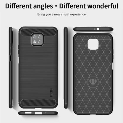 For Motorola Moto G Power 2021 MOFI Gentleness Series Brushed Texture Carbon Fiber Soft TPU Case(Gray) - Motorola Cases by MOFI | Online Shopping South Africa | PMC Jewellery