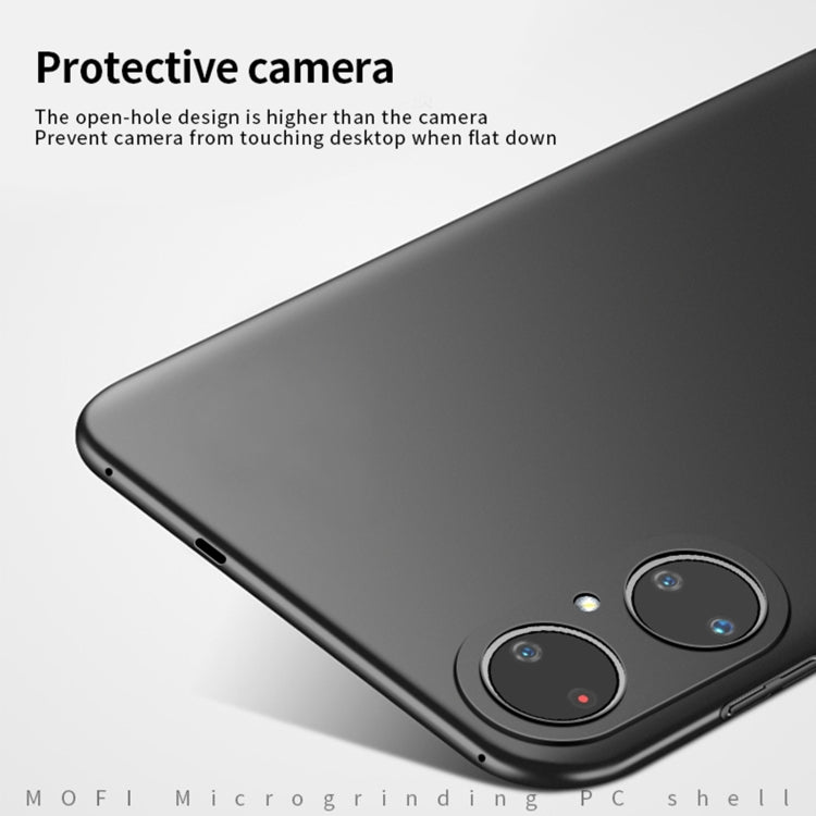 For Huawei P50 MOFI Frosted PC Ultra-thin Hard Case(Gold) - Huawei Cases by MOFI | Online Shopping South Africa | PMC Jewellery