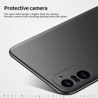 For Xiaomi Redmi K40 Pro+ / POCO F3 / 11i MOFI Frosted PC Ultra-thin Hard Case(Black) - Xiaomi Cases by MOFI | Online Shopping South Africa | PMC Jewellery