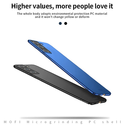 For Samsung Galaxy S21 FE MOFI Frosted PC Ultra-thin Hard Case(Blue) - Galaxy Phone Cases by MOFI | Online Shopping South Africa | PMC Jewellery