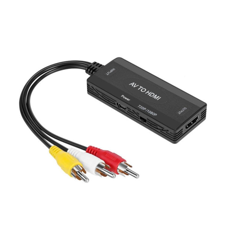 AV to HDMI Converter 3 CVBS RCA Adapter, Supports PAL NTSC 1080P - Converter by PMC Jewellery | Online Shopping South Africa | PMC Jewellery | Buy Now Pay Later Mobicred