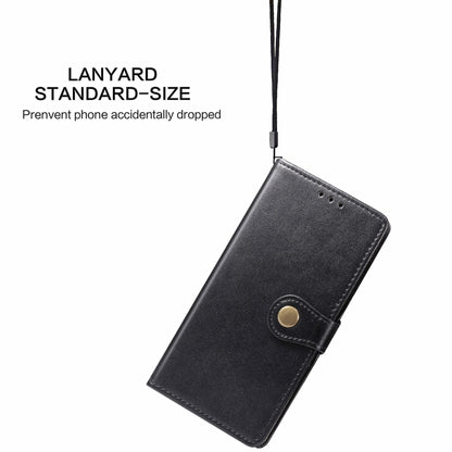 For Blackview A70 Solid Color Leather Buckle Phone Case with Lanyard & Photo Frame & Card Slot & Wallet & Stand Function(Brown) - More Brand by PMC Jewellery | Online Shopping South Africa | PMC Jewellery | Buy Now Pay Later Mobicred