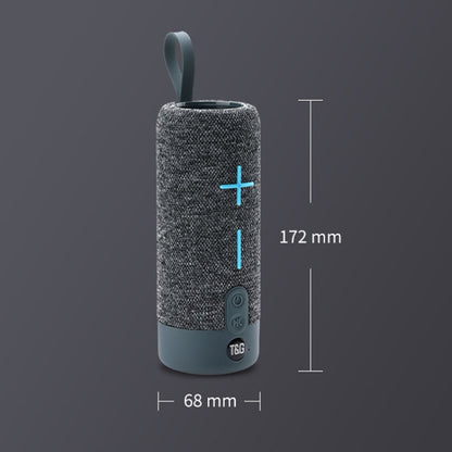 T&G TG619 Portable Bluetooth Wireless Speaker Waterproof Outdoor Bass Subwoofer Support AUX TF USB(Peacock Blue) - Desktop Speaker by T&G | Online Shopping South Africa | PMC Jewellery | Buy Now Pay Later Mobicred