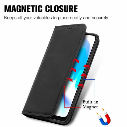 For Blackview A80 / A80s Retro Skin Feel Business Magnetic Horizontal Flip Leather Case with Holder & Card Slots & Wallet & Photo Frame(Black) - More Brand by PMC Jewellery | Online Shopping South Africa | PMC Jewellery | Buy Now Pay Later Mobicred