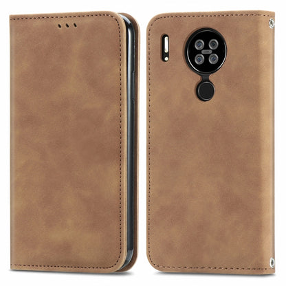 For Blackview A80 / A80s Retro Skin Feel Business Magnetic Horizontal Flip Leather Case with Holder & Card Slots & Wallet & Photo Frame(Brwon) - More Brand by PMC Jewellery | Online Shopping South Africa | PMC Jewellery