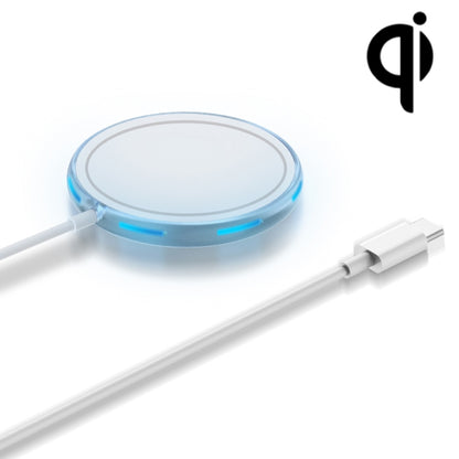 W-975 Ultra-thin 15W Max Magnetic Absorption Wireless Charger for iPhone and other Smart Phones(White) - Wireless Charger by PMC Jewellery | Online Shopping South Africa | PMC Jewellery | Buy Now Pay Later Mobicred