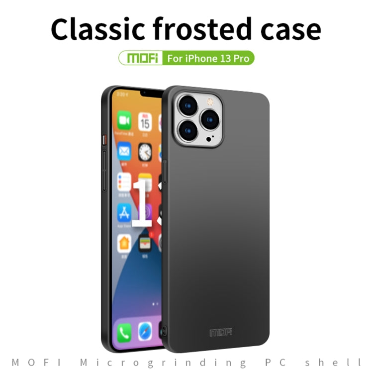 For iPhone 13 Pro MOFI Frosted PC Ultra-thin Hard Case(Rose Gold) - iPhone 13 Pro Cases by MOFI | Online Shopping South Africa | PMC Jewellery