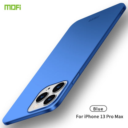 For iPhone 13 Pro Max  MOFI Frosted PC Ultra-thin Hard Case(Blue) - iPhone 13 Pro Max Cases by MOFI | Online Shopping South Africa | PMC Jewellery | Buy Now Pay Later Mobicred