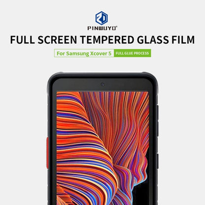 For Samsung Galaxy Xcover 5 MOFI 9H 2.5D Full Screen Tempered Glass Film(Black) - Others by MOFI | Online Shopping South Africa | PMC Jewellery