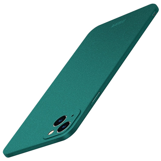 For iPhone 13 MOFI Fandun Series Frosted PC Ultra-thin All-inclusive Protective Case(Green) - iPhone 13 Cases by MOFI | Online Shopping South Africa | PMC Jewellery