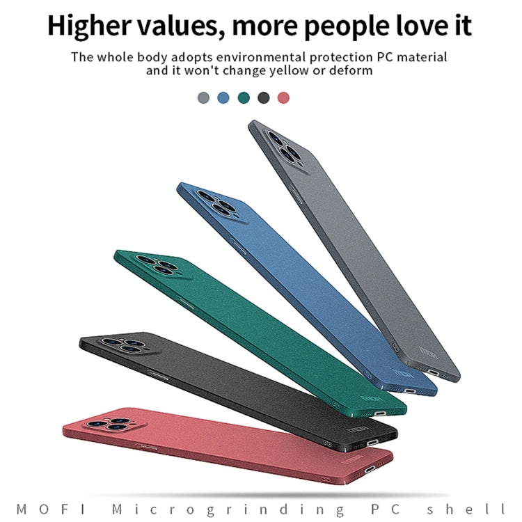 For iPhone 13 Pro MOFI Fandun Series Frosted PC Ultra-thin All-inclusive Protective Case (Grey) - iPhone 13 Pro Cases by MOFI | Online Shopping South Africa | PMC TechLife | Buy Now Pay Later Mobicred