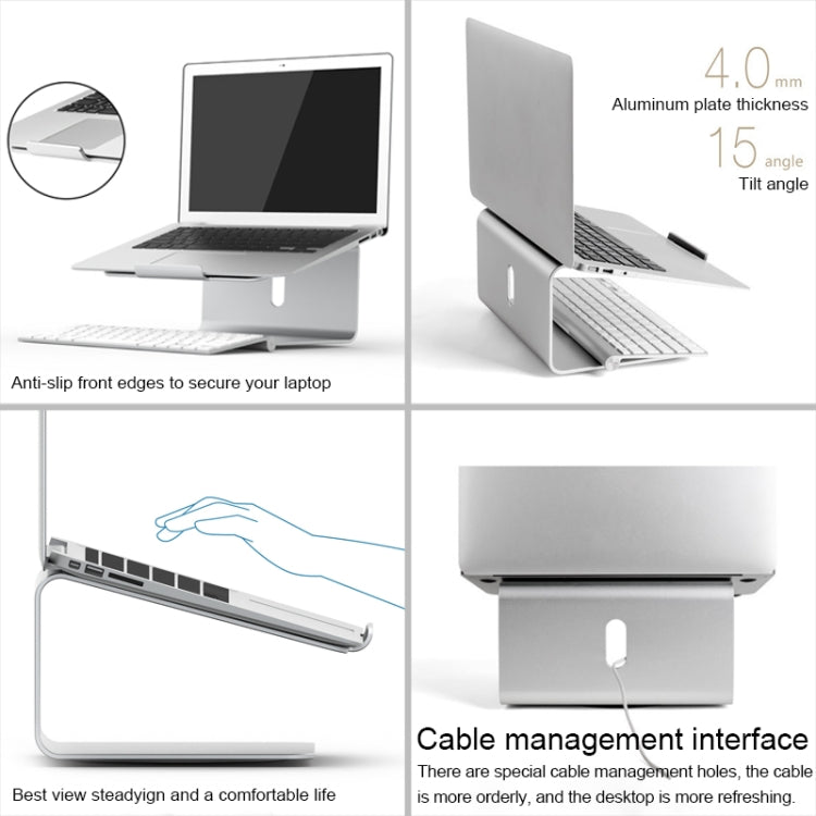 AP-2 Aluminum Alloy 360 Degrees Rotation Adjustable Laptop Stand for 11-17 inch Notebook - Laptop Stand by PMC Jewellery | Online Shopping South Africa | PMC Jewellery | Buy Now Pay Later Mobicred