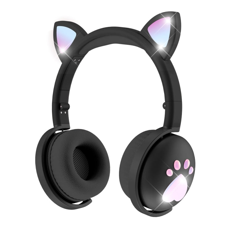 BK9 HiFi 7.1 Surround Sound Cat Claw Luminous Cat Ear Bluetooth Gaming Headset with Mic(Black) - Multimedia Headset by PMC Jewellery | Online Shopping South Africa | PMC Jewellery | Buy Now Pay Later Mobicred